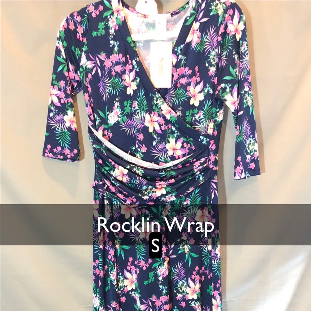 Small Honey and Lace Rocklin Wrap Dress NWT